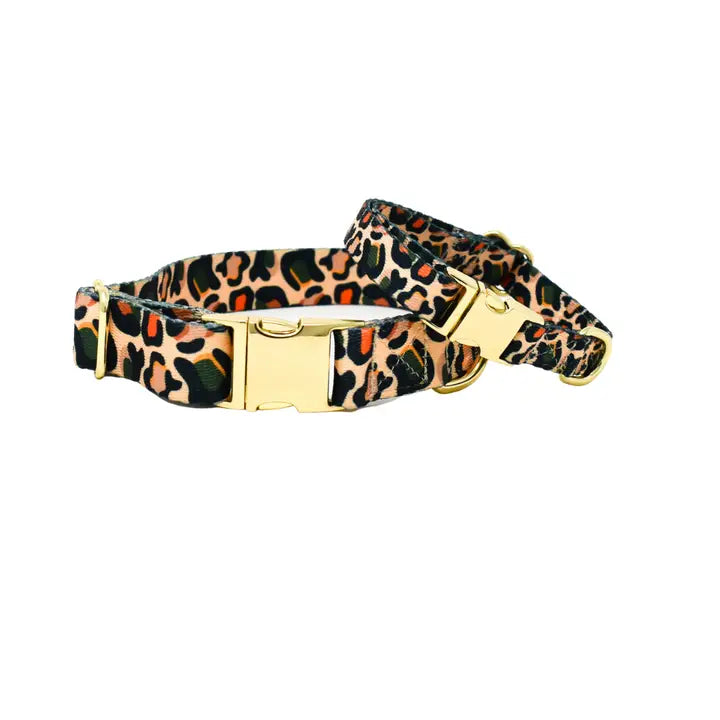Beckett Dog Collar | Leopard Print Dog Collar | Dog Collar
