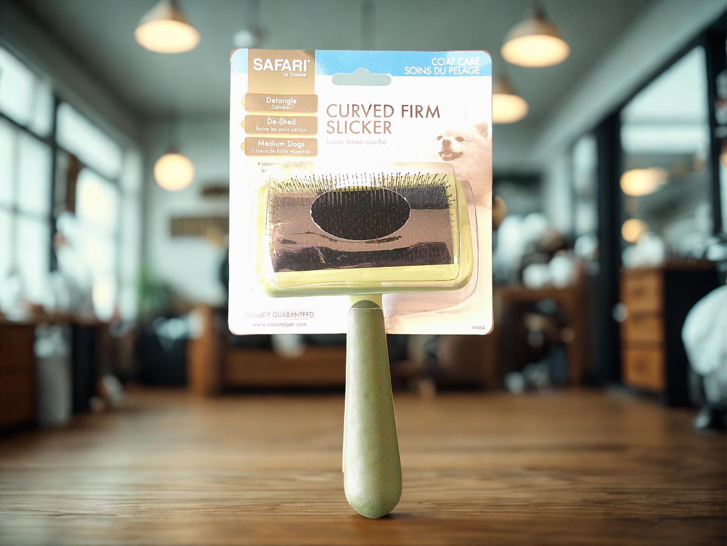 Safari By Coastal Curved Firm Slicker Dog Brush