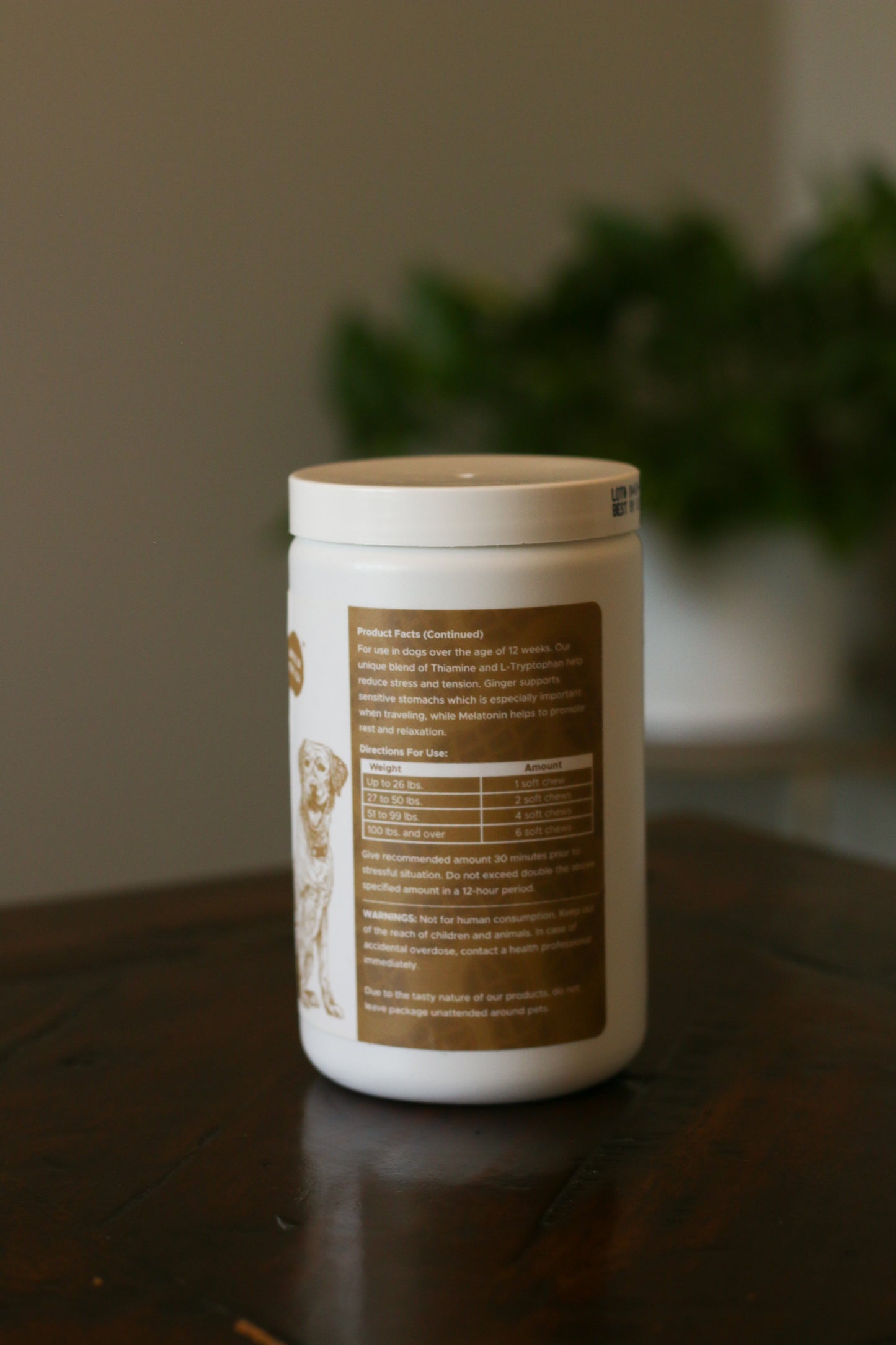 Anxiety + Stress Peanut Butter Treats Chew+Heal