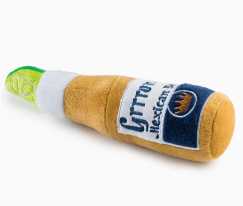 Grrrona Beer Bottle Toy Squeaker Dog Toy