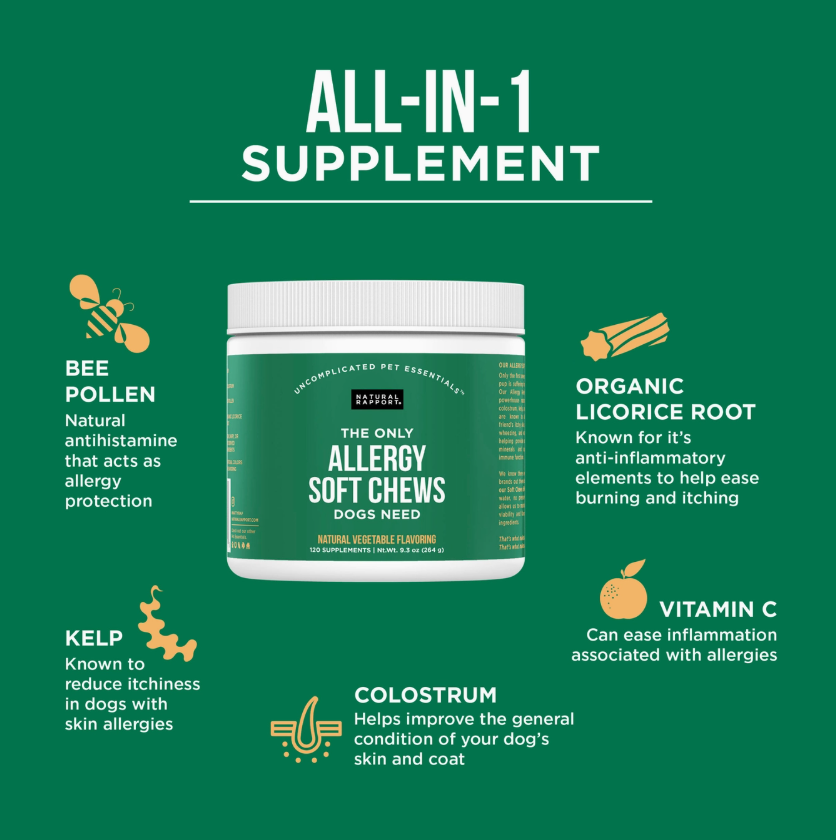 Allergy Soft Chews Supplement Natural Rapport