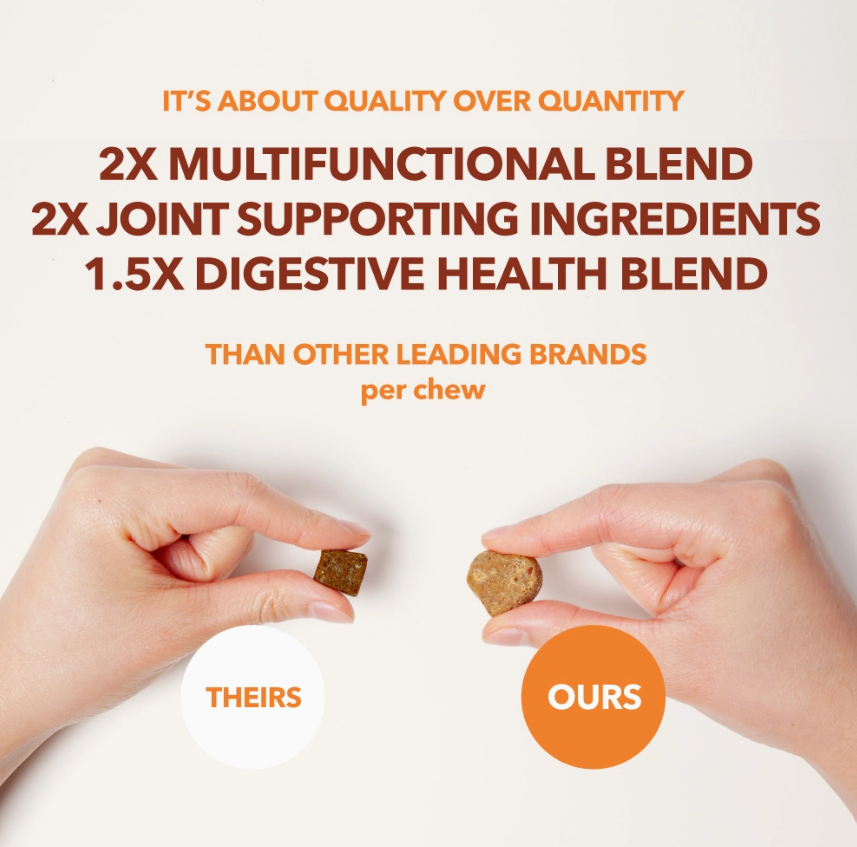 Multi Vitamin Soft Chew Treats For Dogs - Pet Supplement