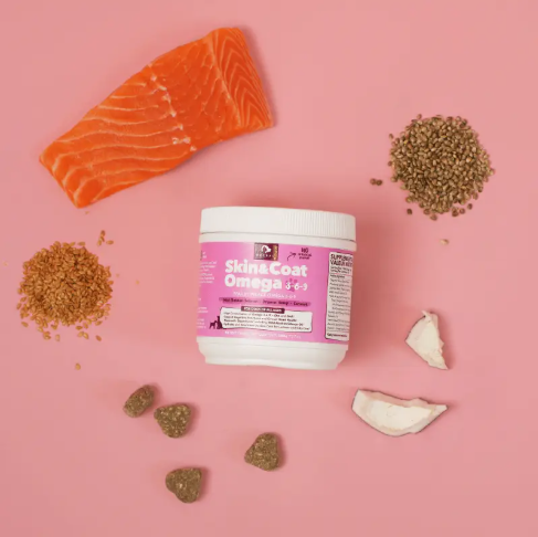 Skin & Coat Omega Soft Chew Treats For Dogs- Pet Supplement