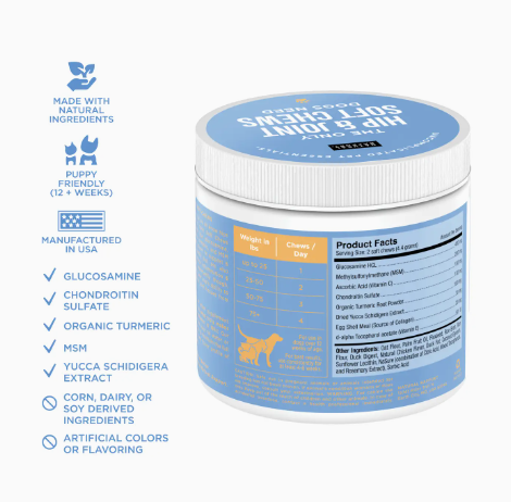 Hip & Joint Soft Chews Natural Rapport