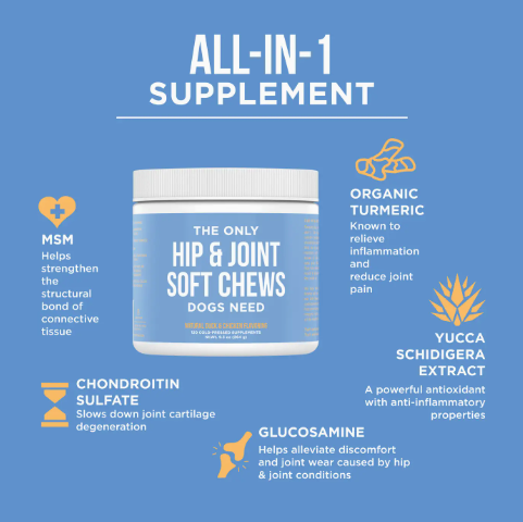 Hip & Joint Soft Chews Natural Rapport