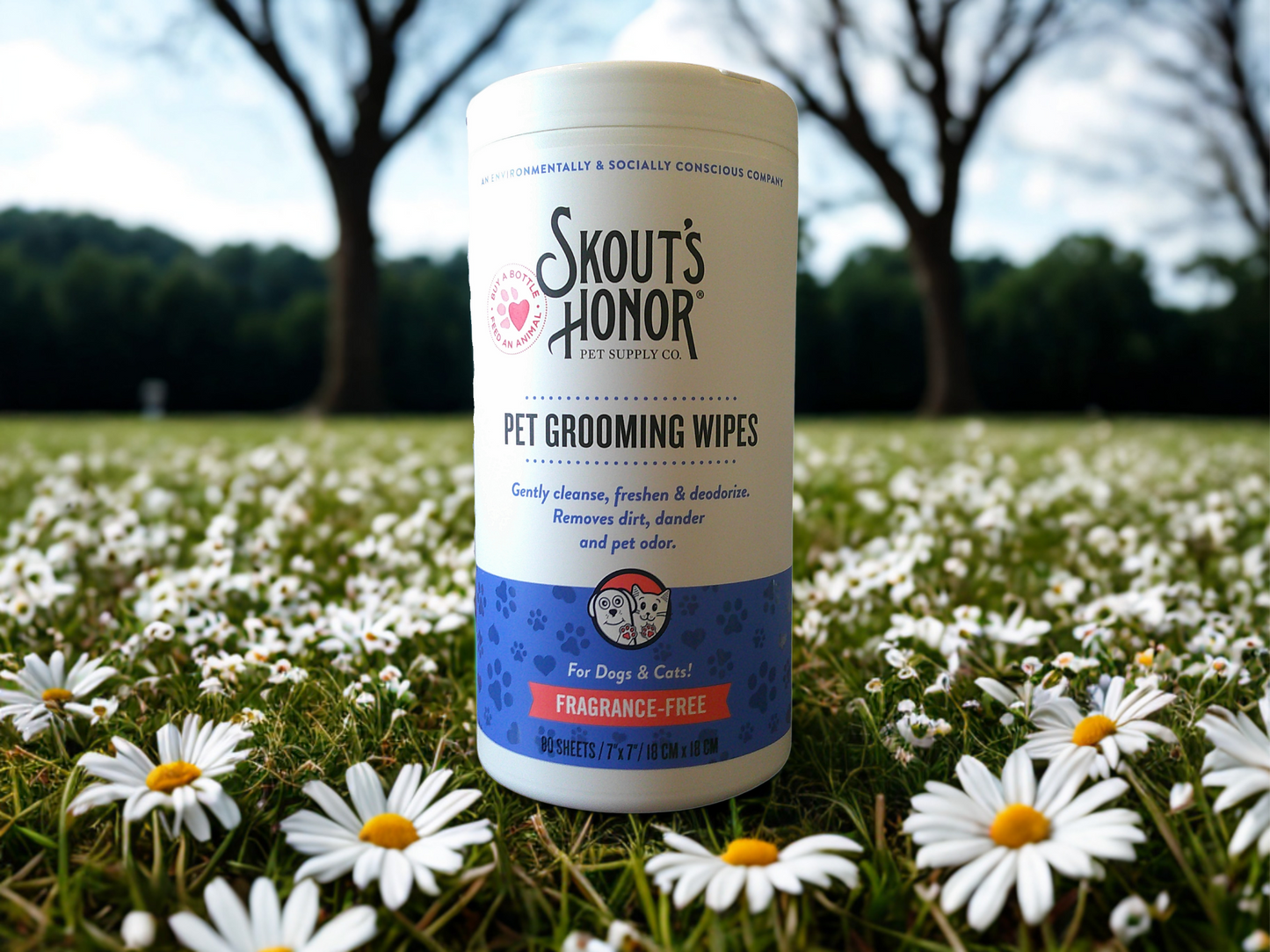 Skout's Honor Pet Grooming Wipes