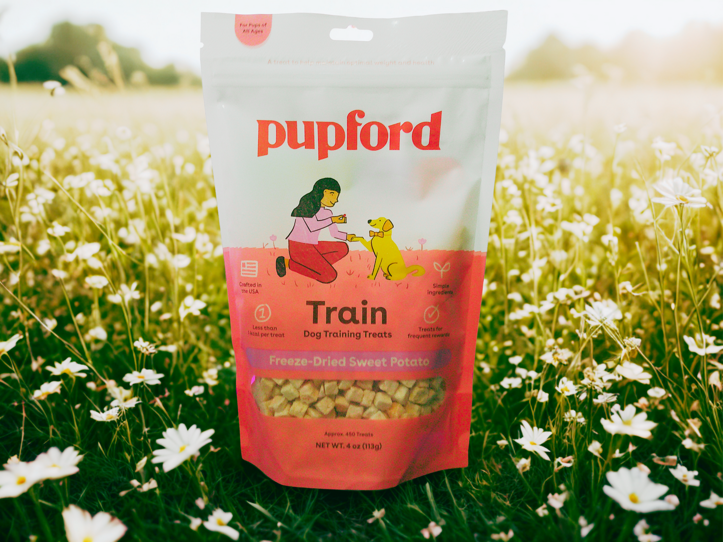 Pupford Freeze-Dried Sweet Potato Dog Training Treats 4oz
