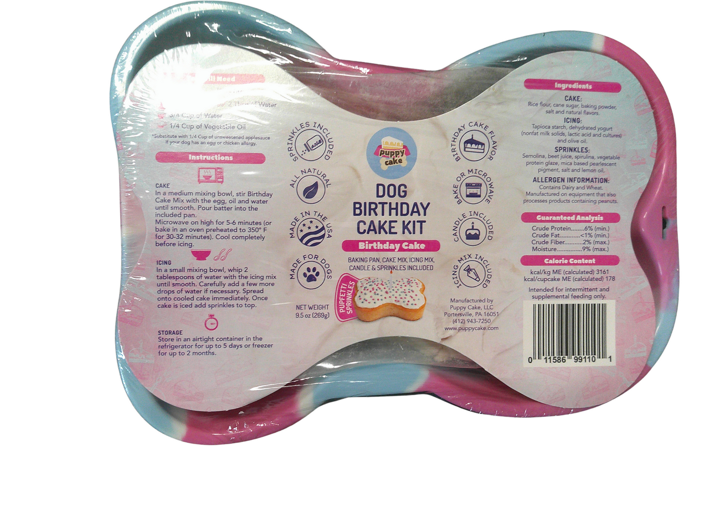 Puppy Cake Dog Birthday Cake Kit