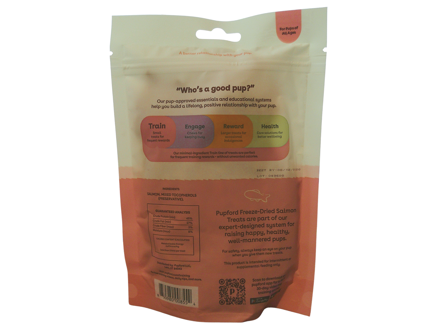 Pupford Freeze-Dried Salmon Dog Training Treats 2oz