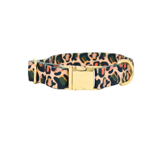 Beckett Dog Collar | Leopard Print Dog Collar | Dog Collar