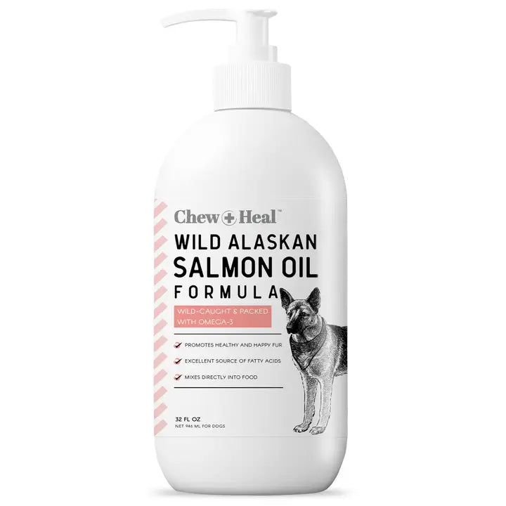 Chew + Heal Wild Alaskan Salmon Oil Formula
