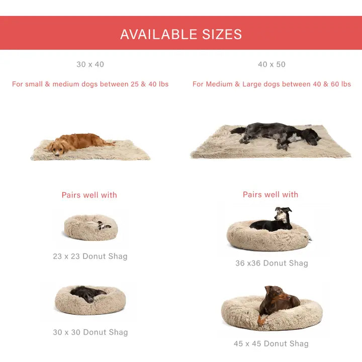 Best Friends By Sheri Blanket Shag Taupe 40x50