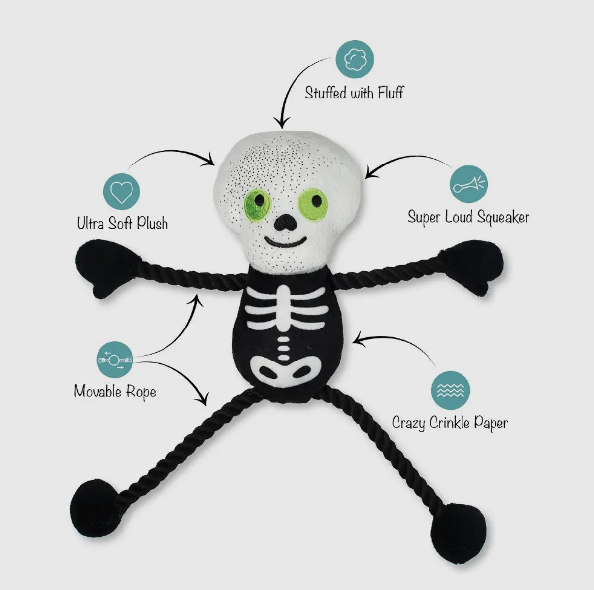 Petshop By Fringe Studio Got A Bone To Pick Plush Dog Toy