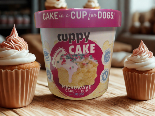 Puppy Cake Cuppy Cake Microwave Cake In A Cup Birthday Cake