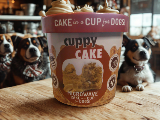 Puppy Cake Cuppy Cake Microwave Cake In A Cup Peanut Butter