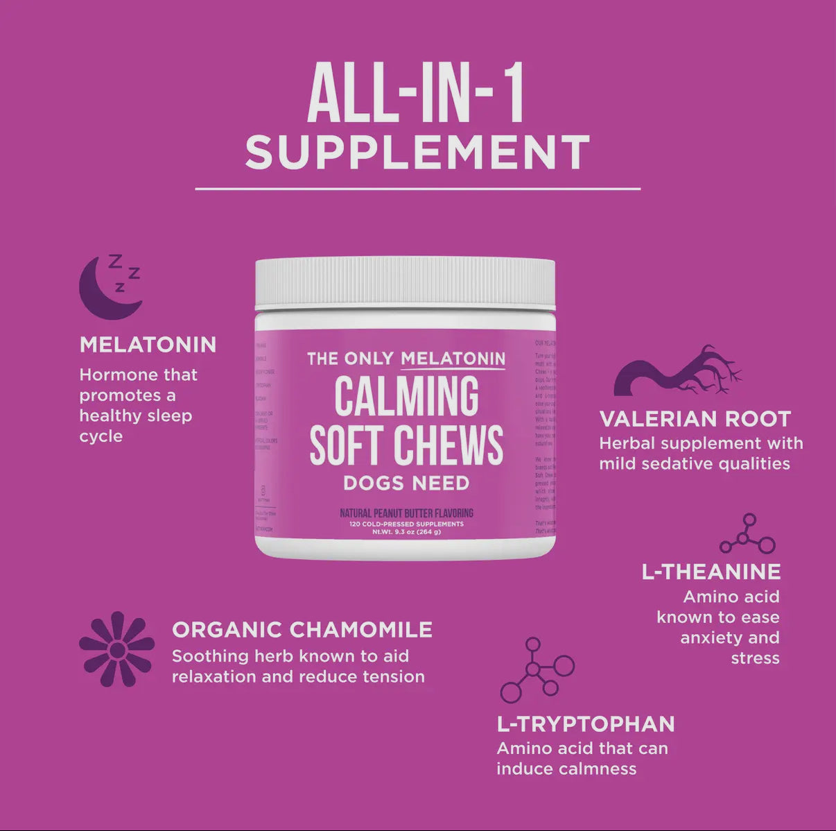 Calming Soft Chews With Melatonin