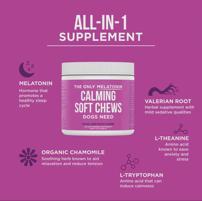 Calming Soft Chews With Melatonin