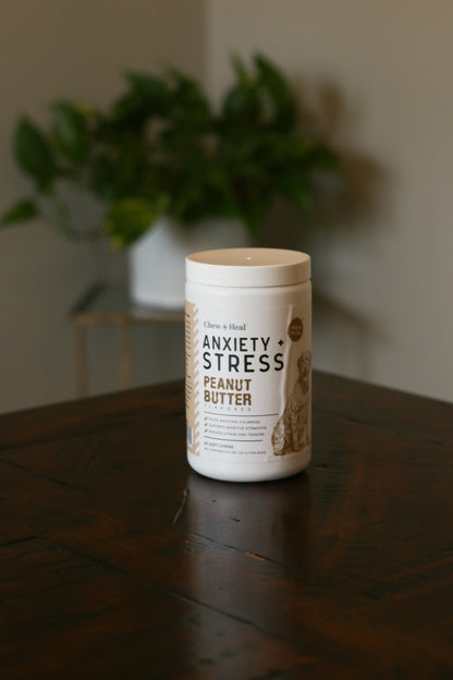 Anxiety + Stress Peanut Butter Treats Chew+Heal