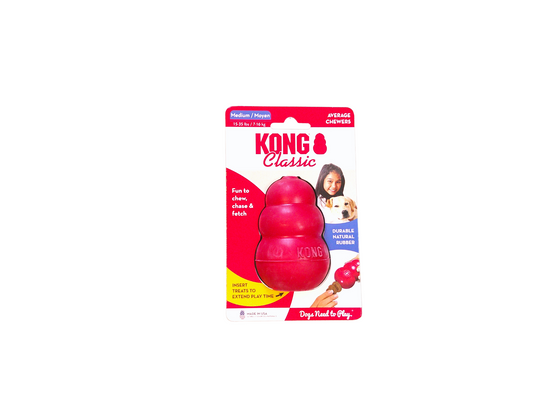 Kong Rubber Chew Toy Red and Black 3 Sizes