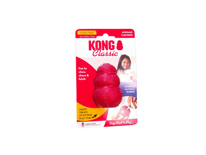 Kong Rubber Chew Toy Red and Black 3 Sizes