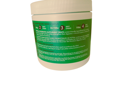 Probiotic 4 Billion Soft Chew Treats For Dogs-Pet Supplement