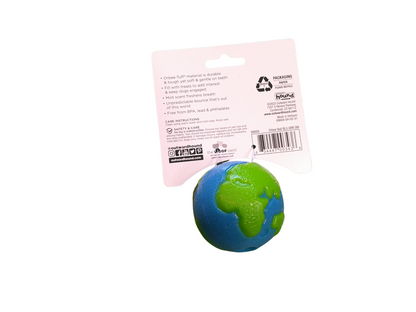 Planet Dog Orbee-Tuff Planet Ball Dog Toy Blue/Green Small