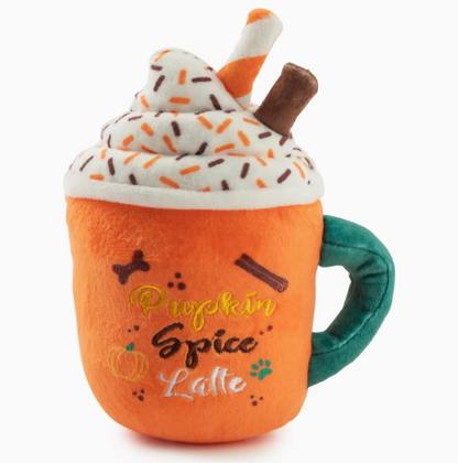 Pupkin Spice Latte Mug Halloween Fall Dog Toy