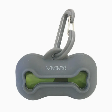 Messy Mutts Waste Bag Holder Grey