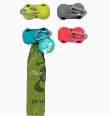 Messy Mutts Waste Bag Holder Grey