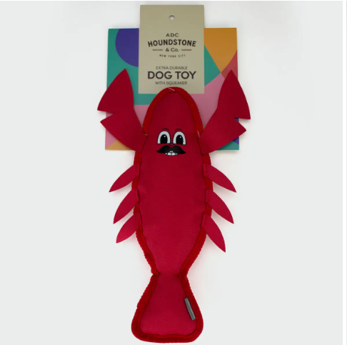 Houndstone &Co. Extra Durable Dog Toy With Squeaker 'Lobster'