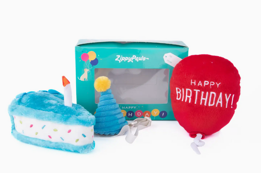 Zippy Paws Birthday Box Blue