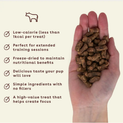 Pupford Freeze-Dried Beef Liver Training Treats For Dogs 2oz