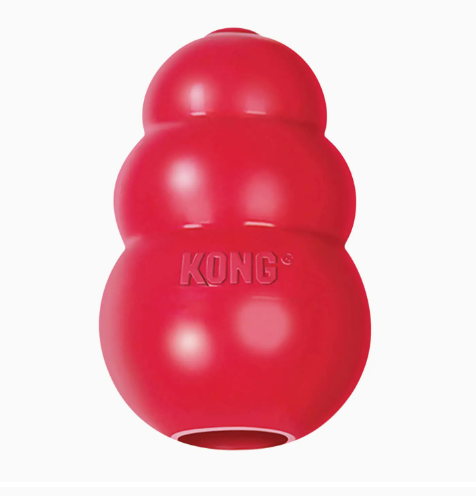 Kong Rubber Chew Toy Red and Black 3 Sizes