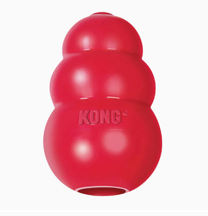 Kong Rubber Chew Toy Red and Black 3 Sizes