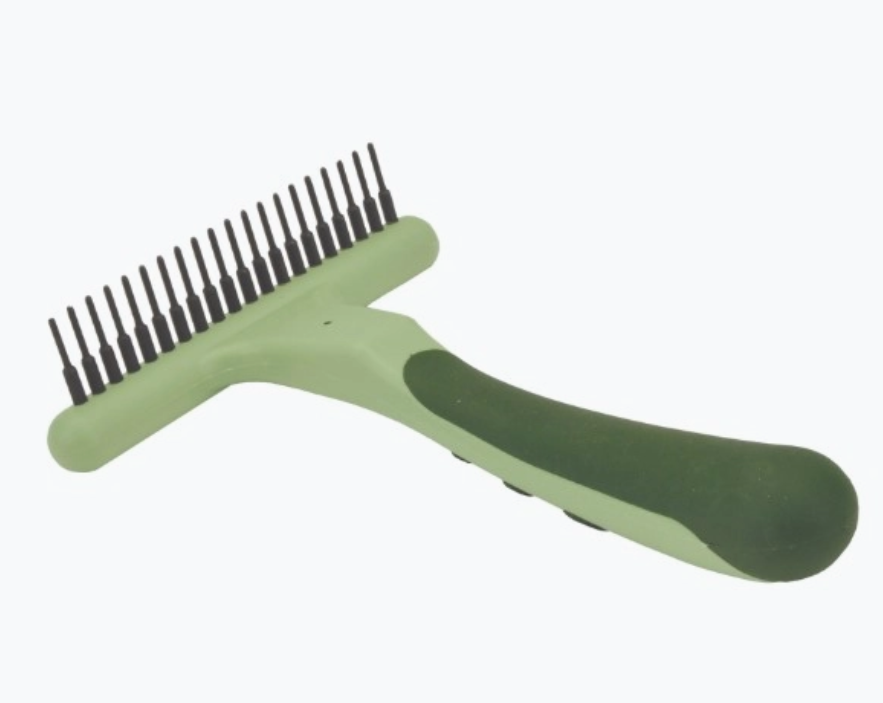 Safari Rake Brush, Single Row De-Shed