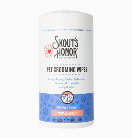 Skout's Honor Pet Grooming Wipes