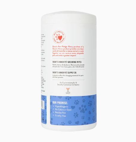 Skout's Honor Pet Grooming Wipes