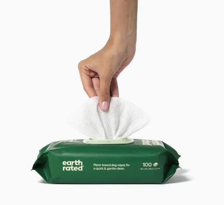 Earth Rated Grooming Wipes 100ct