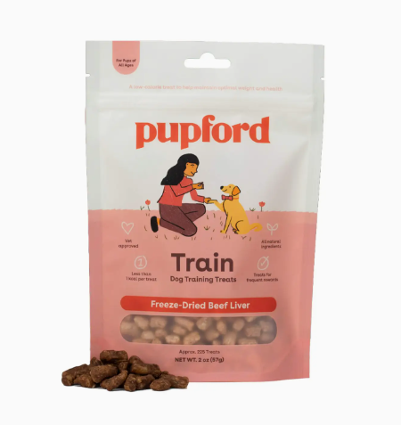 Pupford Freeze-Dried Beef Liver Training Treats For Dogs 2oz