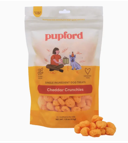 Pupford Cheddar Cheese Treats For Dogs 7.5oz