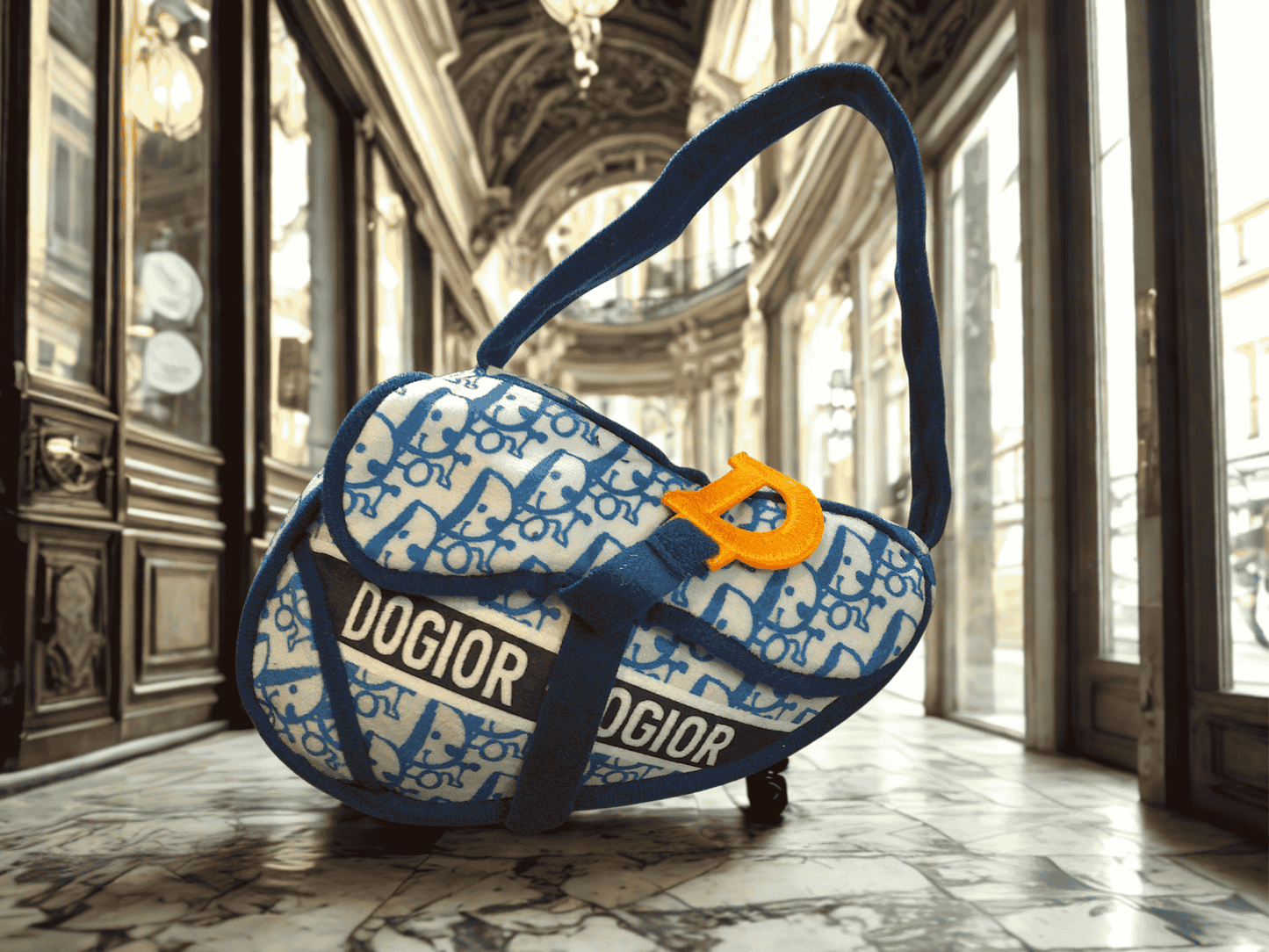 Boutique Dogior Saddle Bag - Navy