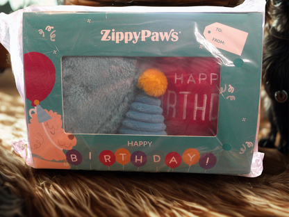 Zippy Paws Birthday Box Blue