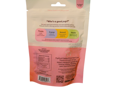 Pupford Freeze-Dried Beef Liver Training Treats For Dogs 2oz