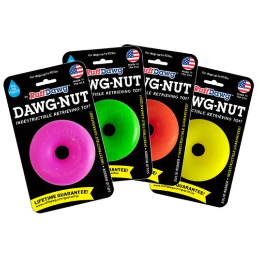 Ruff Dawg Indestructible Dawg Nut Dog Toy assorted colors